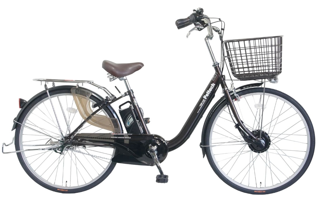 【メーカー直送※送料無料】電動アシスト自転車 TDF-14Z ペルテック 26インチ 12Ah 26型 電動自転車 日本電産製モーター アシストシステム アシスト 防犯登録無料 メーカー直送 マットネイビー