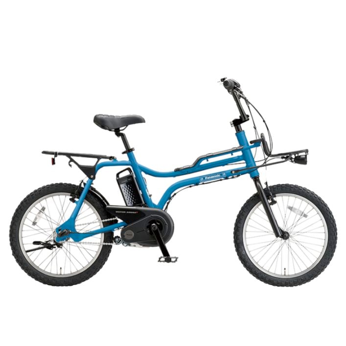 大阪府　パナソニック　電動アシスト自転車 黒 前バスケット付き 大阪府 パナソニック 電動アシスト自転車 黒 前カゴ付き 大阪府