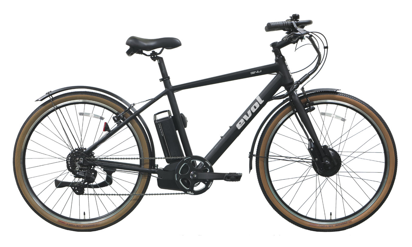 エヴォル ヌーEVOL GNU ETY79A 9段変速 27.5インチ 650×42B マウンテンバイク Eバイク 電動自転車 電動アシスト自転車 太陽誘電製アシスト 太タイヤ アサヒサイクル 長距離移動が可能 マットブラック(853)
