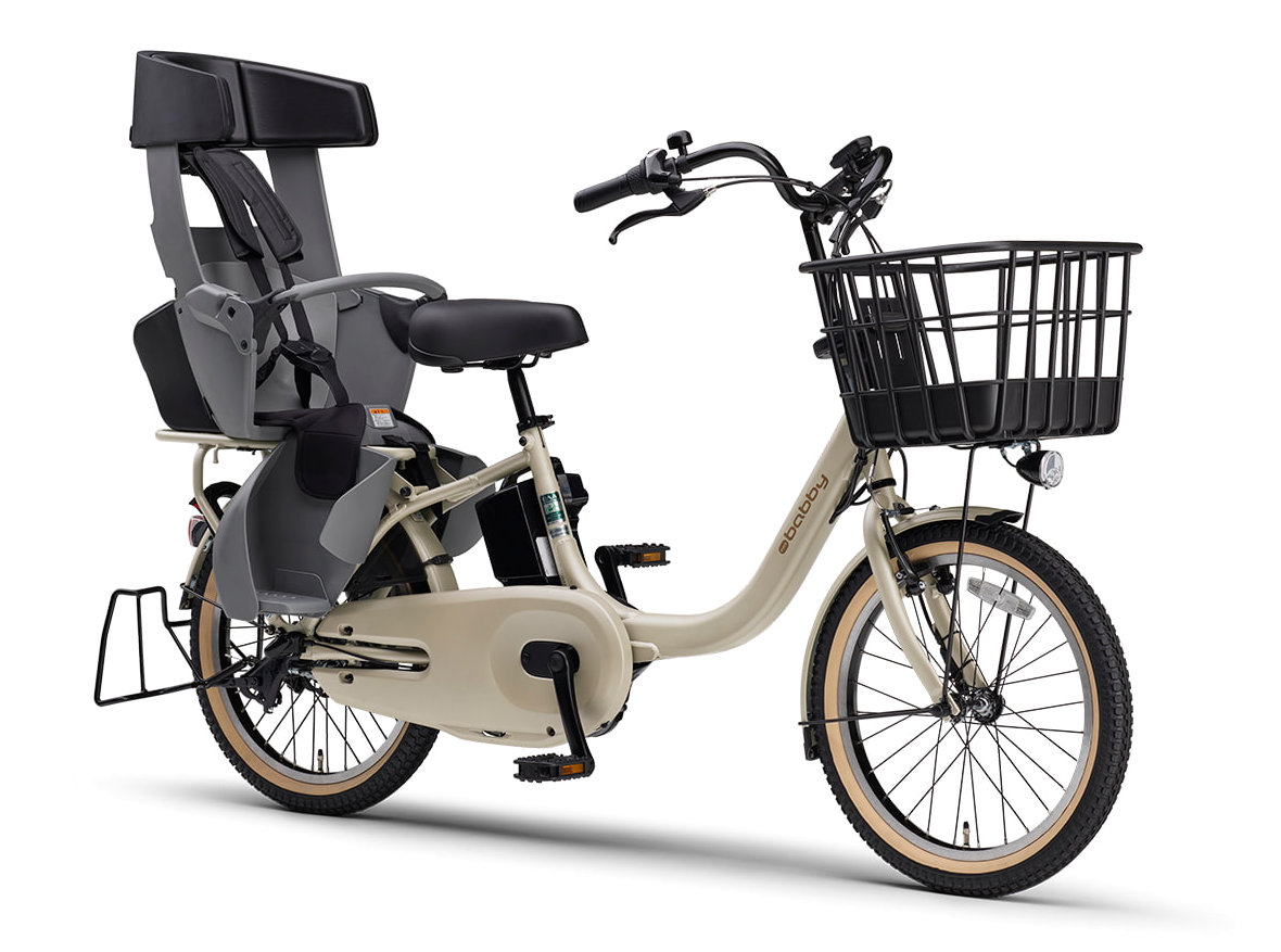 ヤマハ バビー PA20BB  2026年モデル 安全整備士の完全組立 子供乗せ 電動自転車 電動アシスト自転車 防犯登録無料 マットグレイッシュベージュ・ツヤ消し