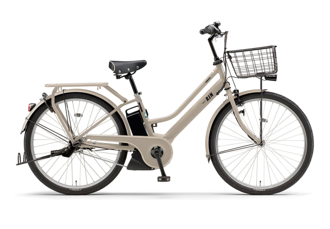 ヤマハ パス リン PA26RN  2026年モデル 26インチ 通学にピッタリ 通勤安全整備士の完全組立 電動自転車 電動アシスト自転車 防犯登録無料 子供乗せ マカロンラテ・ツヤ消し