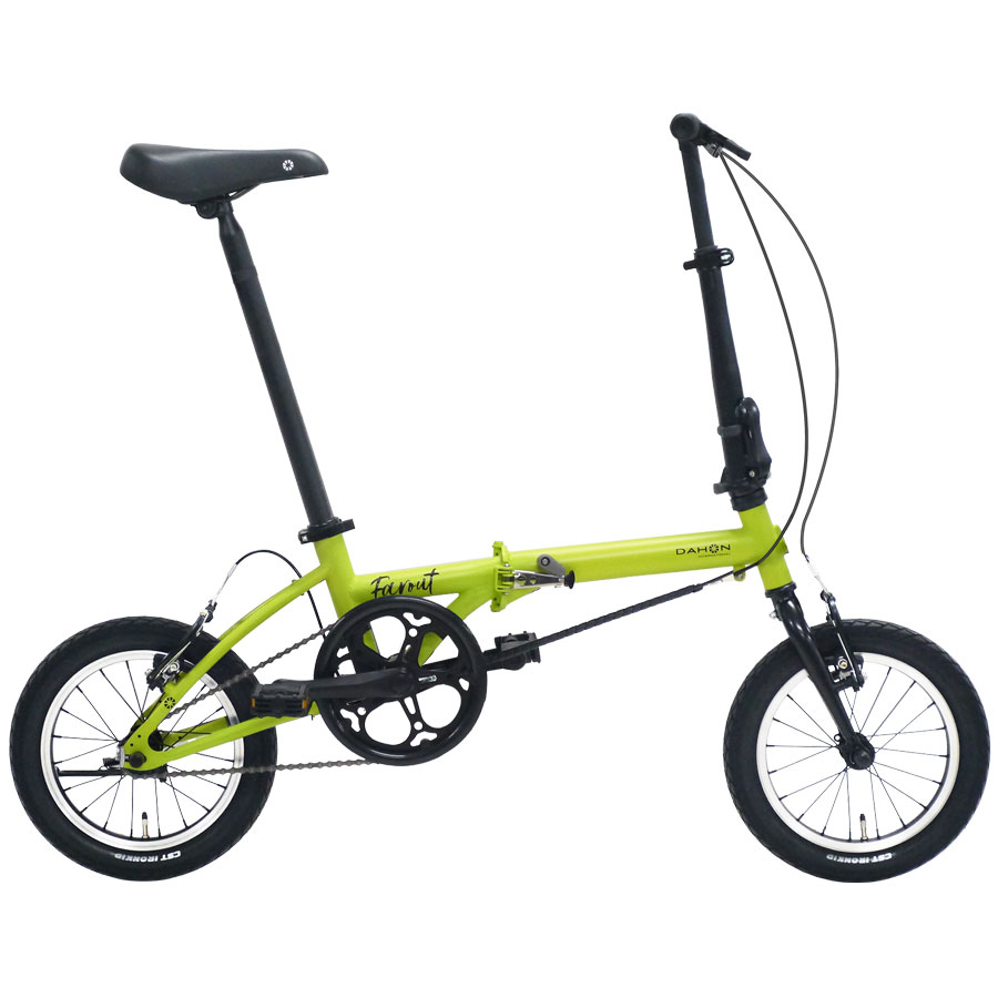 ダホン Farout ファーラウト シングルスピード 14インチ 軽量 DAHON コンパクト ミニベロ 小径車 折りたたみ Folding Bike インターナショナル international(K9X K3 K1同等車) マットネオンイエロー