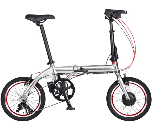 TRANS MOBILLY NEXT163-S トランスモバイリー ネクスト163 Gic ジック 16インチ 5.0Ah 3段変速 折りたたみ自転車 折りたたみ電動自転車 e-bike スポーツバイク ミニベロ 小径車 電動自転車 電動アシスト自転車 防犯登録無料 シルバー