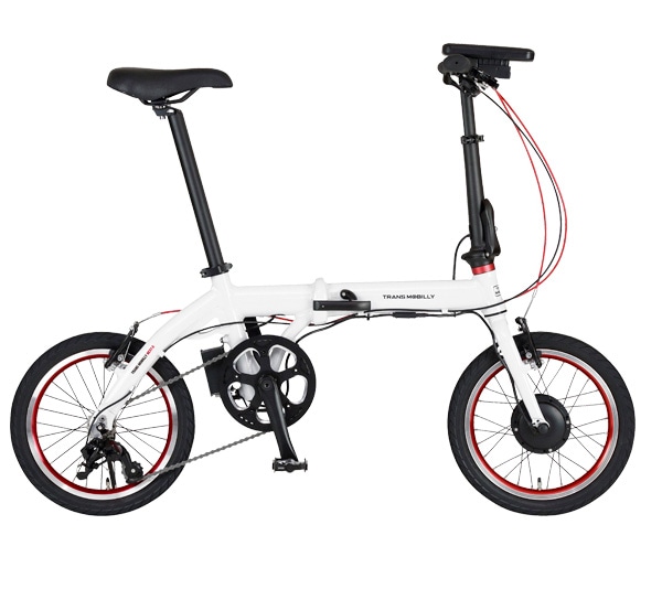 TRANS MOBILLY NEXT163-S トランスモバイリー ネクスト163 Gic ジック 16インチ 5.0Ah 3段変速 折りたたみ自転車 折りたたみ電動自転車 e-bike スポーツバイク ミニベロ 小径車 電動自転車 電動アシスト自転車 防犯登録無料 ホワイト