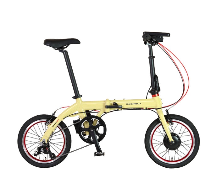 TRANS MOBILLY NEXT163-S トランスモバイリー ネクスト163 Gic ジック 16インチ 5.0Ah 3段変速 折りたたみ自転車 折りたたみ電動自転車 e-bike スポーツバイク ミニベロ 小径車 電動自転車 電動アシスト自転車 防犯登録無料 ライトベージュ