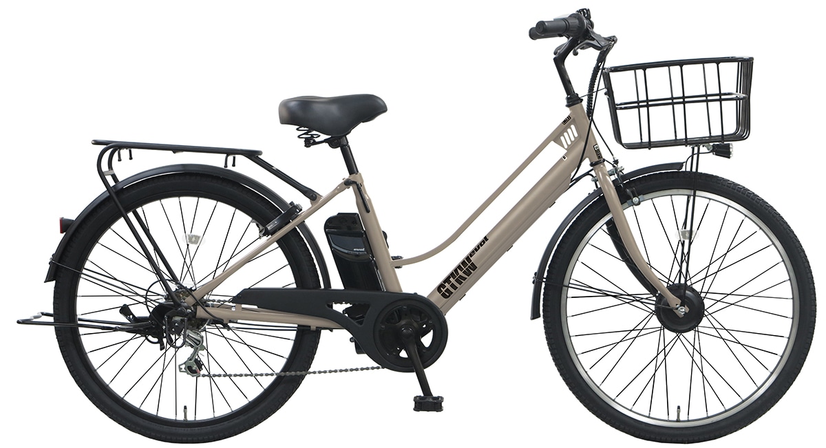 エヴォル GTKW EVOL EGK66A 9Ah相当 外装6段変速 26インチ 電動自転車