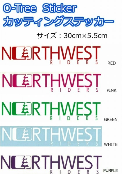 NORTH WEST RIDERS(�Ρ����������ȥ饤�������ˡ����åƥ��󥰥��ƥå��� O-Tree Sticker���������ƥå�����30cm��5.5cm���᡼�����Բ�