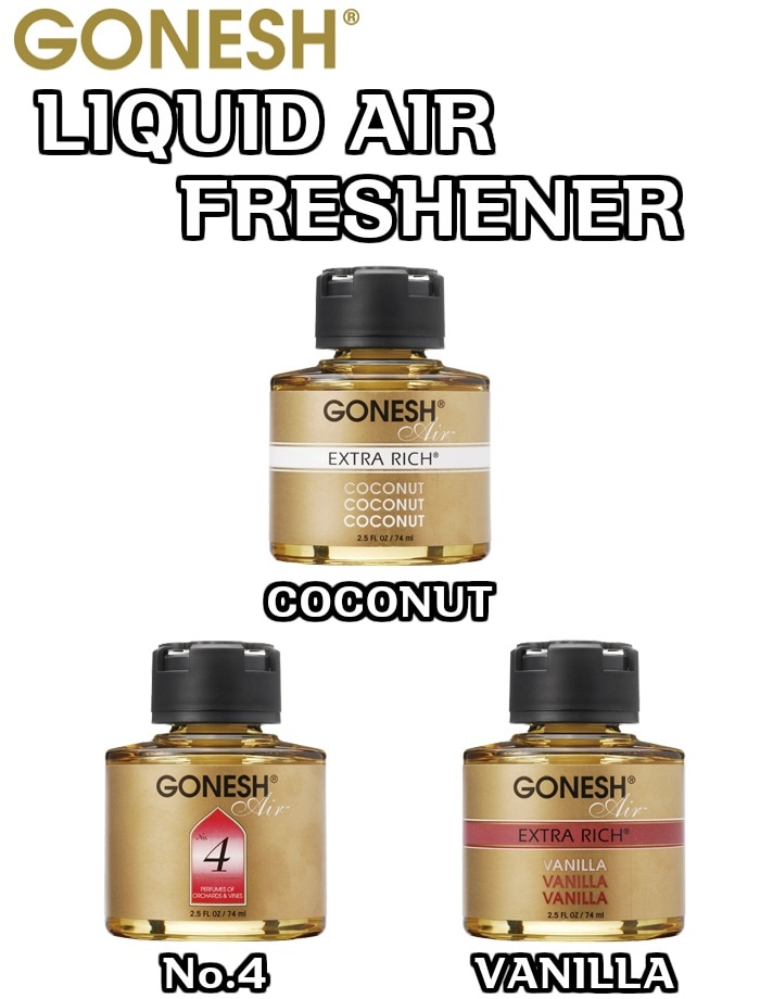 GONESH(ガーネッシュ) LIQUID AIR FRESHENER 芳香剤 リキッド