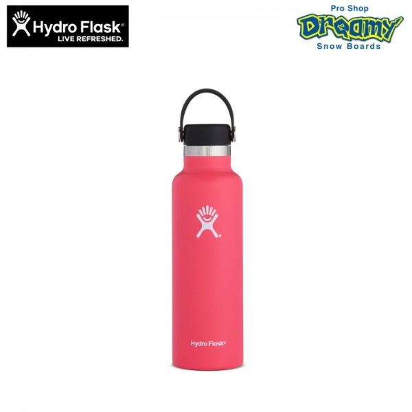 Hydro Flask �ϥ��ɥ��ե饹�� 21oz Standard Mouth 621ml ���� ���ƥ�쥹�ܥȥ� ������Ǯ��¤ �ѥ����������ƥ��� ���ݡ��İ���OK �����ȥɥ� �ޥ��ܥȥ�