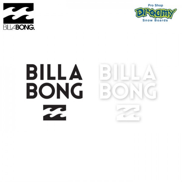 BILLABONG W100mm ���ƥå��� STICKERS ���åƥ��� B00S15 BLK WHT ���� SPRING/SUMMER  ������