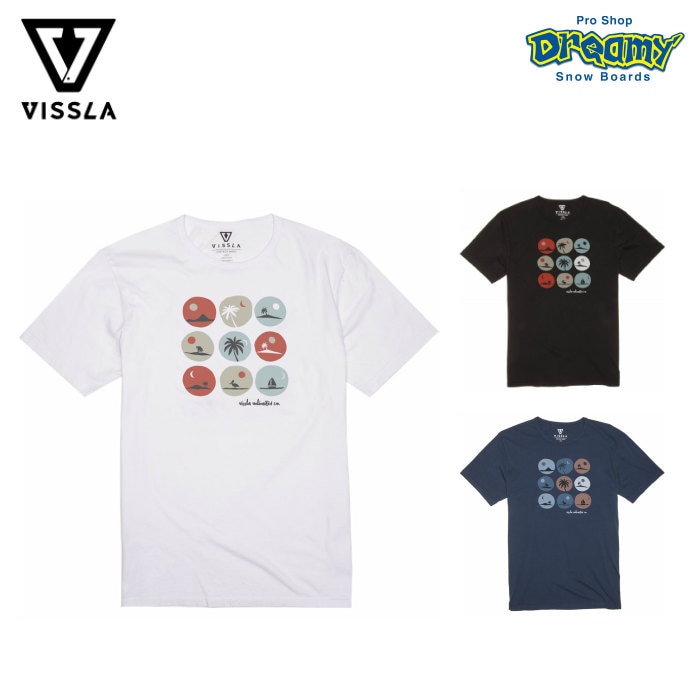VISSLA ヴィスラ Radicals Vintage Wash Tee M422LRAD19SU
