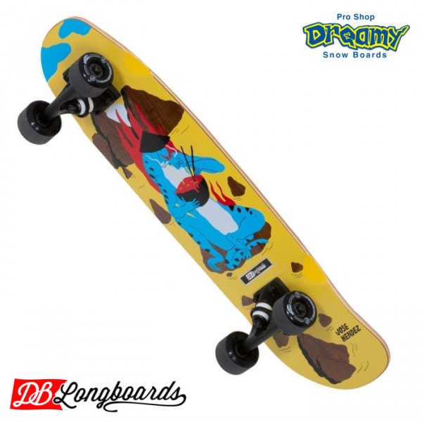 DB ǥӡ LONGBOARD Mendez Dragon 27.75 Mini Cruiser Complete ȥܡ 󥰥ܡ 󥹥 27.75
