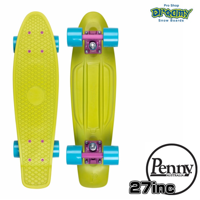 【美品】【最終値下げ❗️】ペニー Penny 27inch イエロー 27インチ ☆即納☆Penny ペニースケートボード 新色 27インチ 1NCL8 COSTA