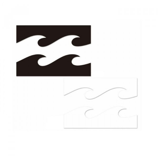 BILLABONG W135mm ���ƥå��� STICKERS ���åƥ��� 100088 100-088 BLK WHT ���� ������