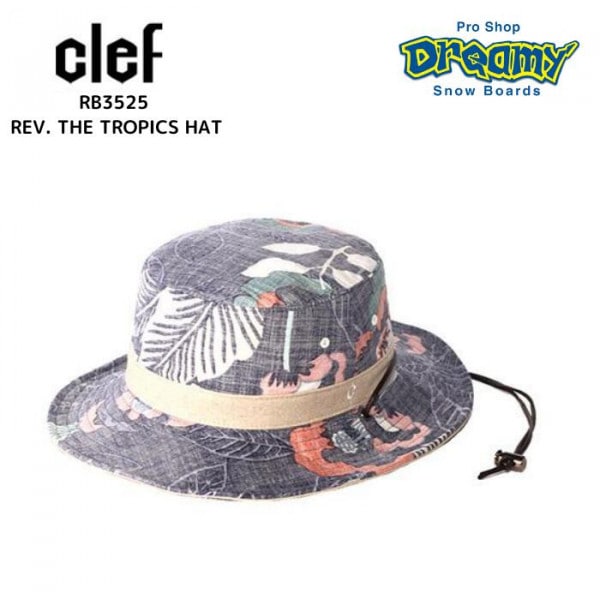 clef RB3525 REV. THE TROPICS HAT С֥ ϥå NAVY SIZE 57.5cm~58.5cm   ˹  