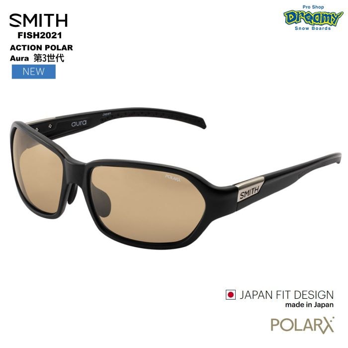 SMITH スミス ACTION POLAR Aura 第3世代 207700403 オーラ MatteBlack 