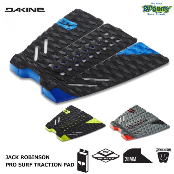 DAKINE �������� JACK ROBINSON PRO SURF TRACTION PAD BC237803 27.25x31.75cm �ǥå��ѥå� ��ʬ����EVA 28mm�ơ��륭�å� 3�ԡ��� �����եܡ��� ������