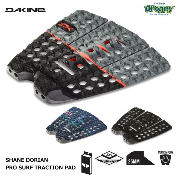 DAKINE �������� SHANE DORIAN PRO SURF TRACTION PAD BC237805 30x31cm �ǥå��ѥå� ��ʬ����EVA 25mm�ơ��륭�å� 3�ԡ��� 3MǴ�奷���� �����եܡ��� ������