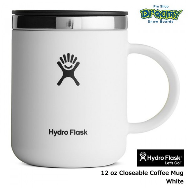 Hydro Flask ϥɥե饹 12 oz Closeable Coffee Mug #5089331 White 354ml ƥ쥹 ޥå 饤դ ե Ǯ¤ ޥå 