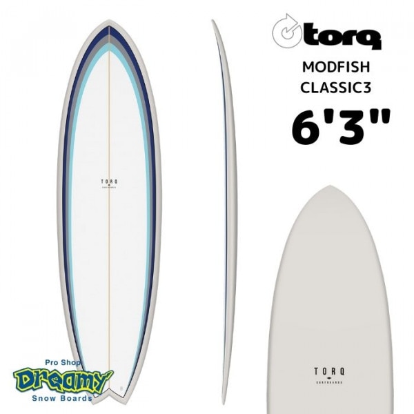 TORQ Surfboard ȥ륯եܡ MODFISH 63 饷å CLASSIC3 åɥեå 󥰥ܡ  ݥ ե SURF 