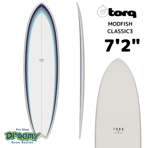 TORQ Surfboard ȥ륯եܡ MODFISH 72 饷å CLASSIC3 åɥեå 󥰥ܡ  ݥ ե SURF 