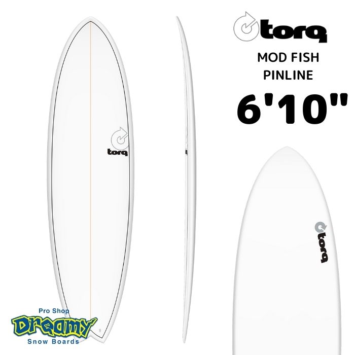 TORQ Surfboard トルクサーフボード MODFISH 6'10” モッド