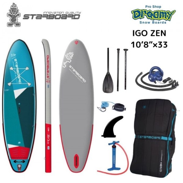 期間限定★パドル&ポンプ付き★STARBOARD スターボード STARBOARD IGO ZSC 10'8  X 33  SUP 2022 インフレータブル パドルボード サップ サーフィン スタン