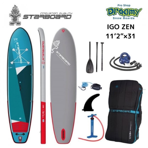 期間限定★パドル&ポンプ付き★STARBOARD スターボード STARBOARD IGO ZSC 11'2  X 31  SUP 2022 インフレータブル パドルボード サップ サーフィン スタン