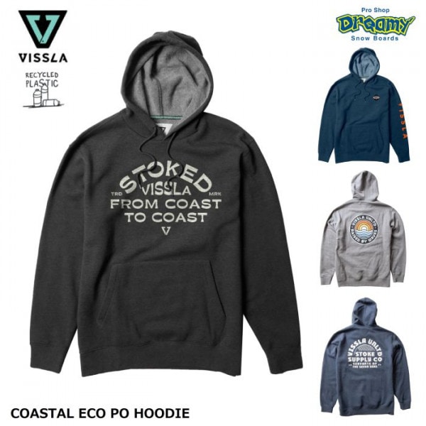 VISSLA  COASTAL ECO PO HOODIE M601UCOA   POաǥ  󥬥롼ݥå ѡեȥå ե꡼ ѡ  