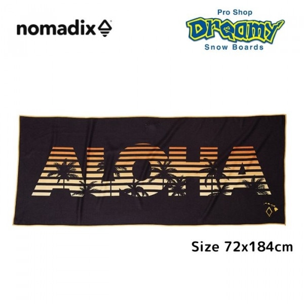 NOMADIX �Υޥǥ��å��� ALOHA SUNSET TOWEL �Х������� 72cmx184cm �����ե��� SURF �襬 �ӡ��������� bf-5017010_71 507010171