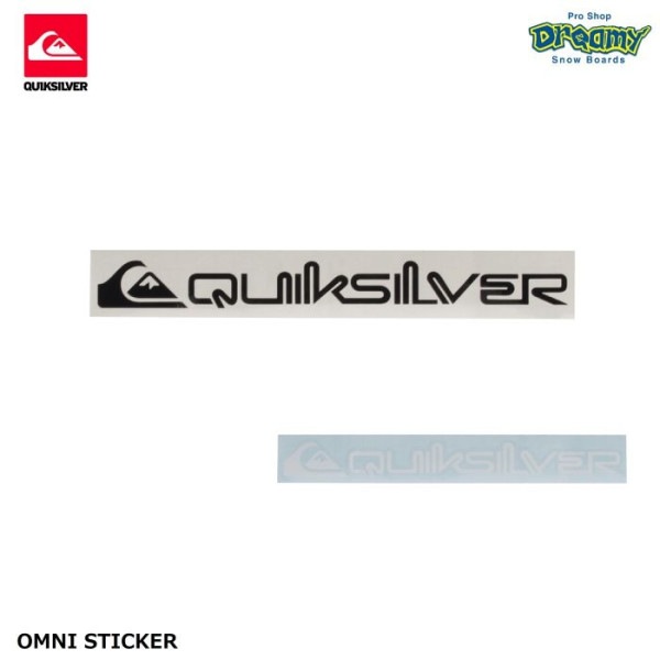 QUIKSILVER �����å�����С� OMNI STICKER QOA215321 ���ƥå��� H2.5xW25cm ���� 2022 ������