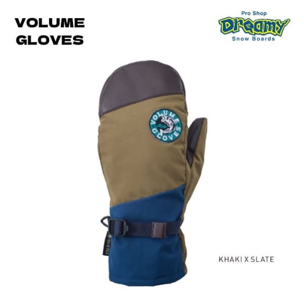 22-23 VOLUME GLOVES �ܥ�塼�॰������ MITTEN KING MK09G05 KHAKI x SLATE GORE-TEX ���Ρ��������� ������