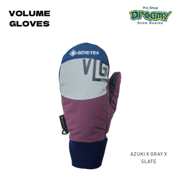 22-23 VOLUME GLOVES �ܥ�塼�॰������ KAMIKAZE PKW21G06 AZUKI x GRAY x SLATE GORE-TEX ���Ρ��������� ������