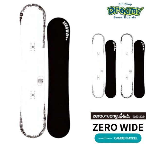 23-24 011 Artistic ゼロワンワンアーティスティック ZERO WIDE 148/150/152 キャンバー スノーボード 2024 正規品|値段別|★アクセサリー・小物