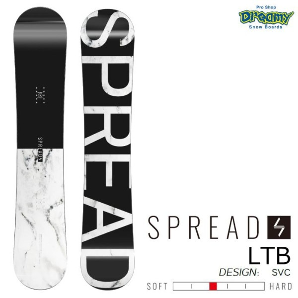 23-24 SPREAD スプレッド LTB 145/148/151/153/156 SVCモデル 可変キャンバー フリーラン 国産 スノーボード 尾川慎二 板 グラトリ レッツトライ 2024 正規