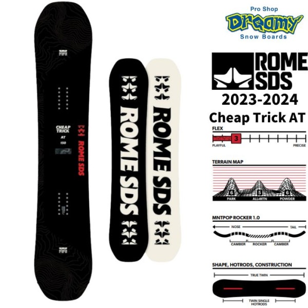 23-24 ROME ������ Cheap Trick AT �ޥ���ƥ�ݥå� ���å���1.0 21023028 147/150/153/156 ���Ρ��ܡ��� 2024��ǥ� ������