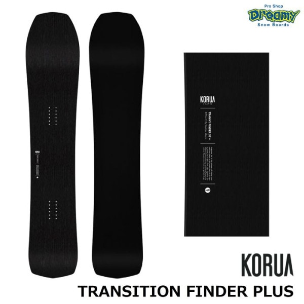 KORUA コルア TRANSITION FINDER PLUS 157 トランジションファインダー プラス フロートキャンバー フルカーボン構造 オールラウンド スノーボード 板 正規品|値段別|★