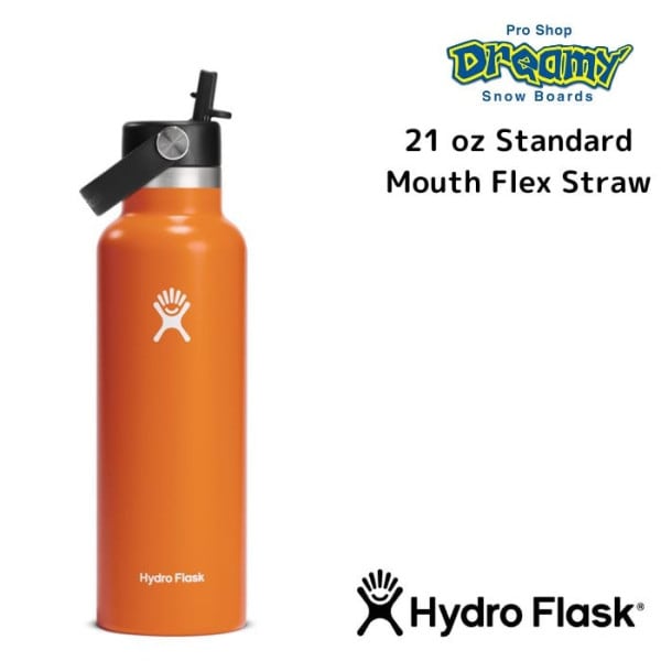 HydroFlask ϥɥե饹 HYDRATION 21 oz Standard Mouth Flex Straw Mesa 8901140113231 621ml ƥ쥹 Ǯ¤ ȥɥ  