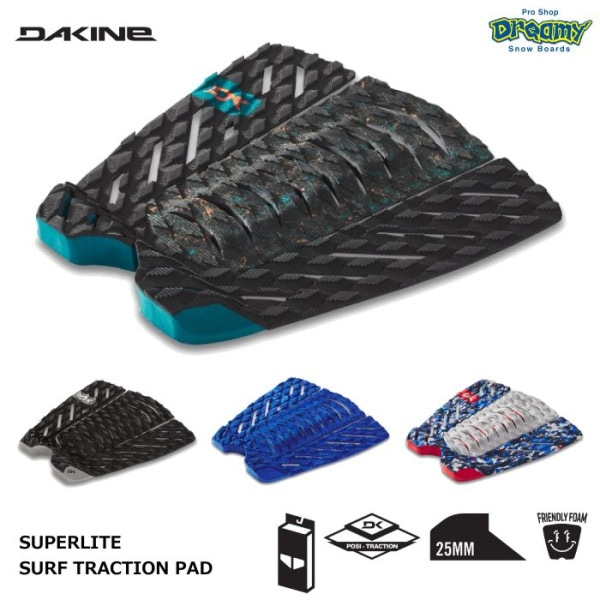 DAKINE �������� SUPERLITE SURF TRACTION PAD BD237807 30x31 �ǥå��ѥå� ��ʬ����EVA�ե����� 7mm���󥿡������� 3�ԡ��� 3M���奷���� �����եܡ��� ������