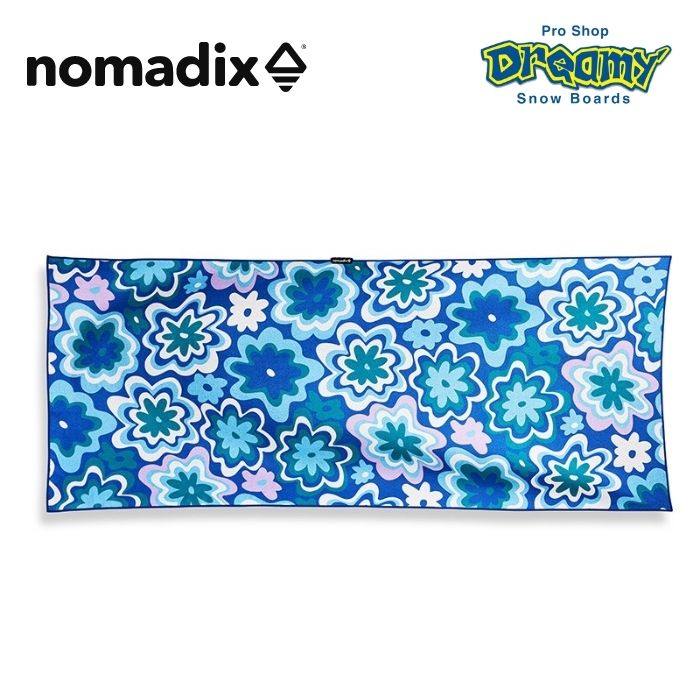 NOMADIX ノマディックス NOMADIX TOWEL GROOVY FLOWERS BLUE GREEN