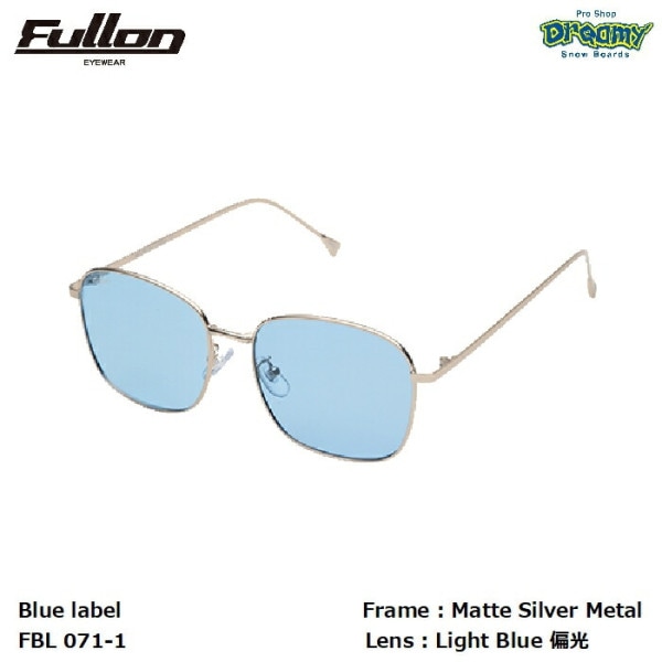 FULLON ե FBL 071-1 MatteSilverMetal LightBlueи  ᥬͿĶݶ° 걦¦ Ĥä 󥰥饹 