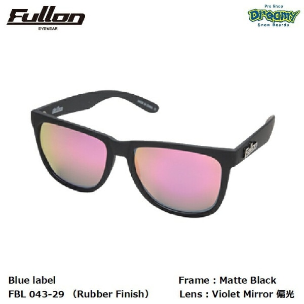 FULLON �ե����� FBL043-29 ��Rubber Finish�� MatteBlack VioletMirror�и���� �������ȥ� ��С��ե��˥å��� �ᥬ�Ϳ������Ѷ����� ���󥰥饹 ������