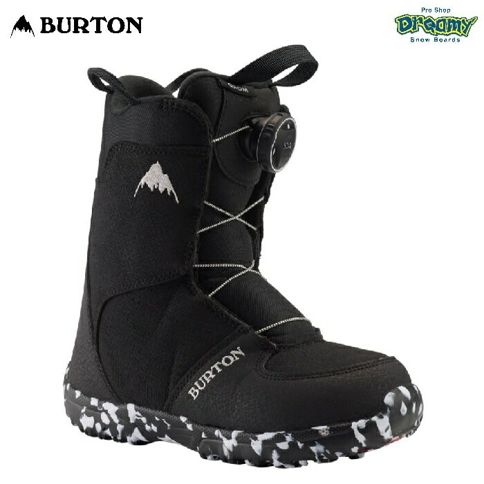 【美品】バートン キッズ用スノーボード ブーツ GROM BOA   17.5 BURTON バートン Kids' Burton Grom BOA Snowboard Boots 150891