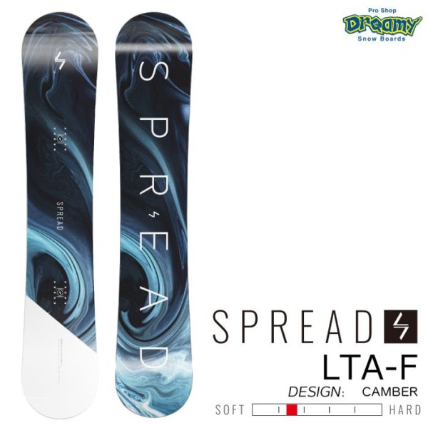 【残りわずか！】23-24 SPREAD スプレッド LTA-F 145/148/151/153/156 キャンバーモデル フリーラン 国産 スノーボード 尾川慎二 板 グラトリ ジブ レッツトライ 