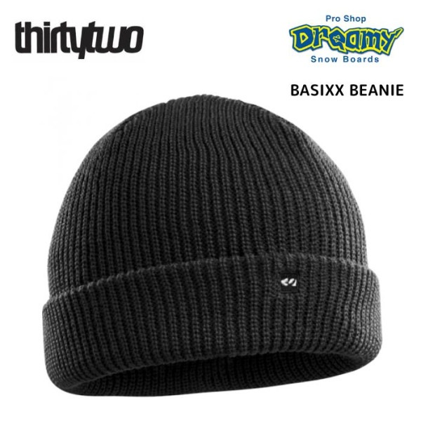 ThirtyTwo 32 サーティートゥー ビーニー BASIXX BEANIE 0200023153 BLACK 2023-2024冬新作 正規品
