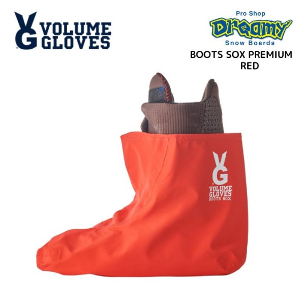 VOLUME GLOVES �ܥ�塼�॰������ BOOTS SOX PREMIUM 191340 RED �֡��ĥ��å��� 23-24��ǥ� ������