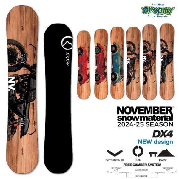 NOVEMBER ノベンバーREDLIVE 153cm スノーボード