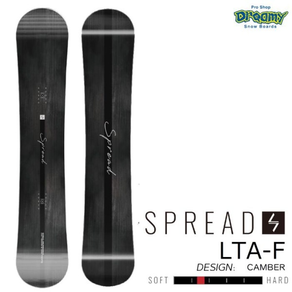 24-25 SPREAD スプレッド LTA-F 145/148/151/153/156 キャンバーモデル フリーラン 国産 スノーボード 尾川慎二 板 グラトリ ジブ レッツトライ 2025 正規品