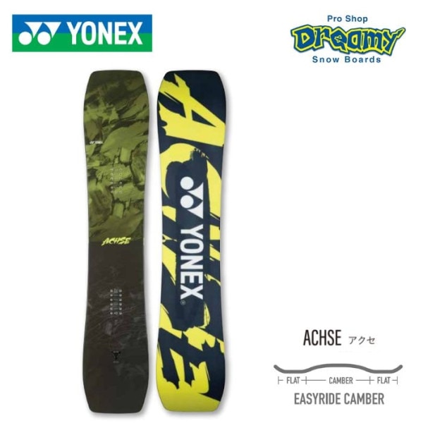 24-25 YONEX ヨネックス ACHSE アクセ AH24 シャインイエロー スノーボード 板 138/141/144/147/150/153/156 正規品