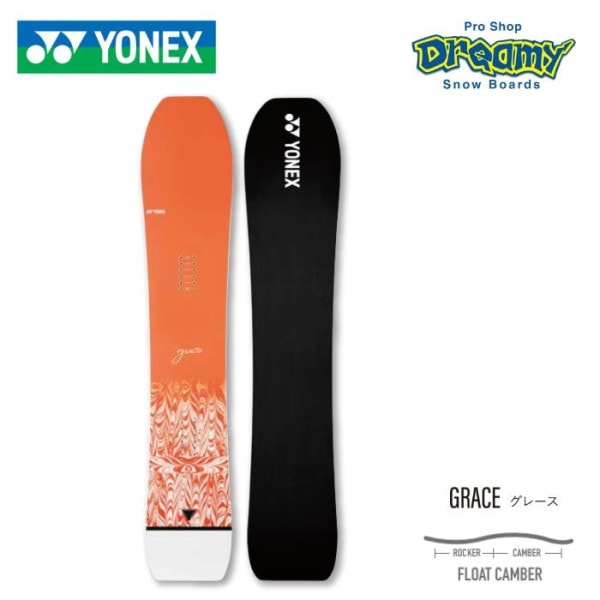 24-25 YONEX ヨネックス GRACE グレース GR24 オレンジ スノーボード 板 147/151 正規品